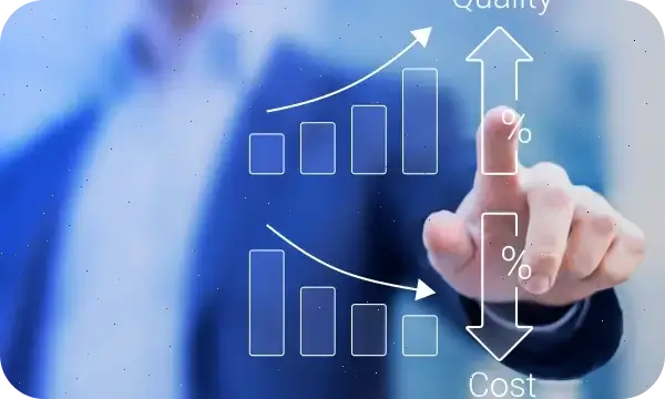 Trader reviewing market data