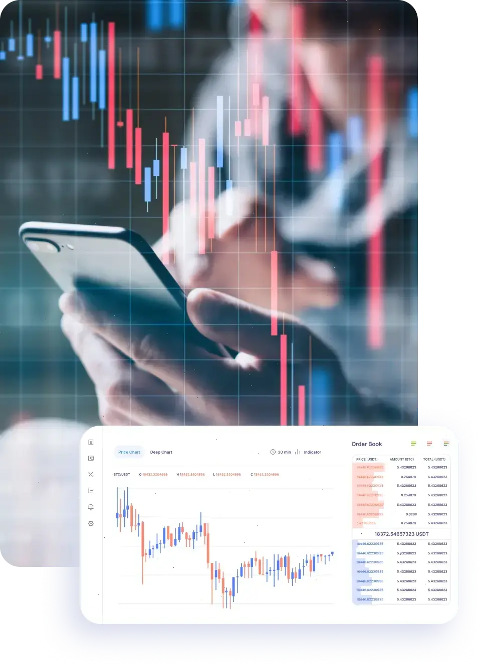 Trader using the Prime Valtrion platform